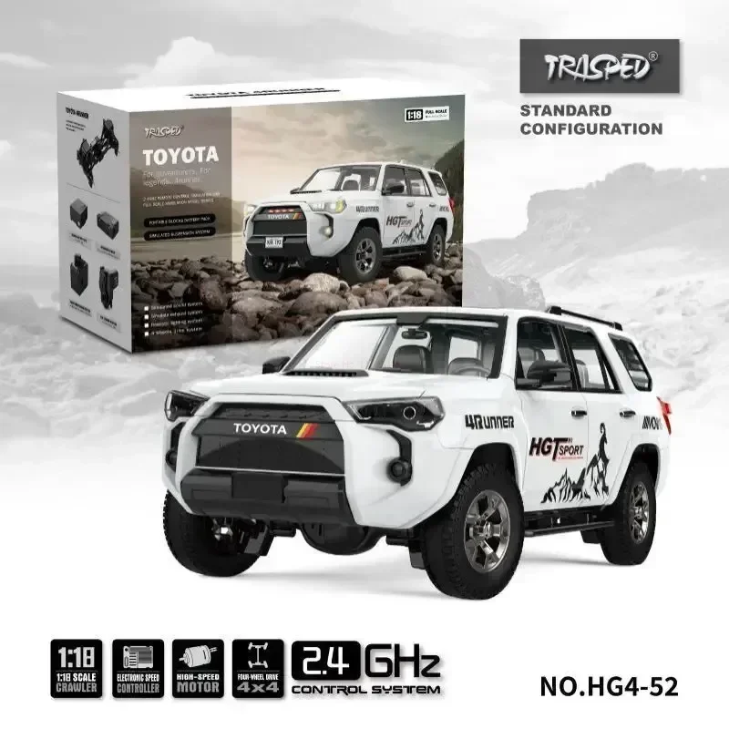 Радиоуправляемая модель автомобиля 1/18 Hg4-52 4runner высокая имитация электрической