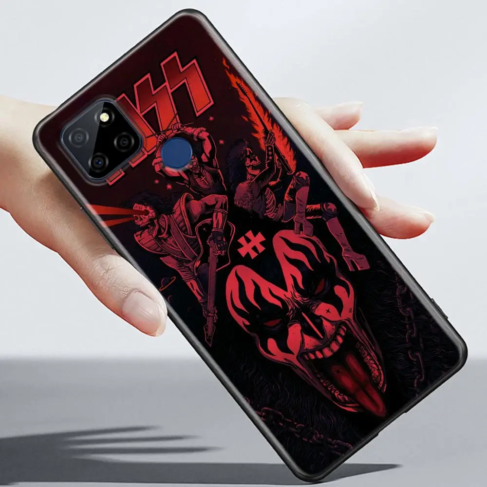 Чехол для телефона Classics Kiss Rock Band Realme GT 5G Master GT2 Pro Neo 2 3 5 чехол OPPO A53 A32 A74 A57 A96 A52 A92 Reno 7 8
