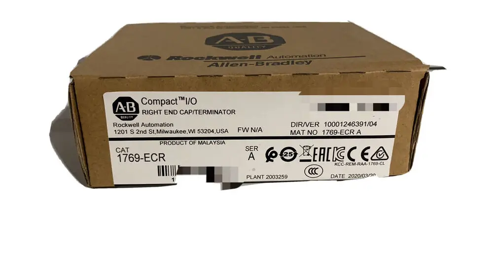 

Allen Bradley 1769-ECR правосторонний концевой колпачок A ab 1769ECR