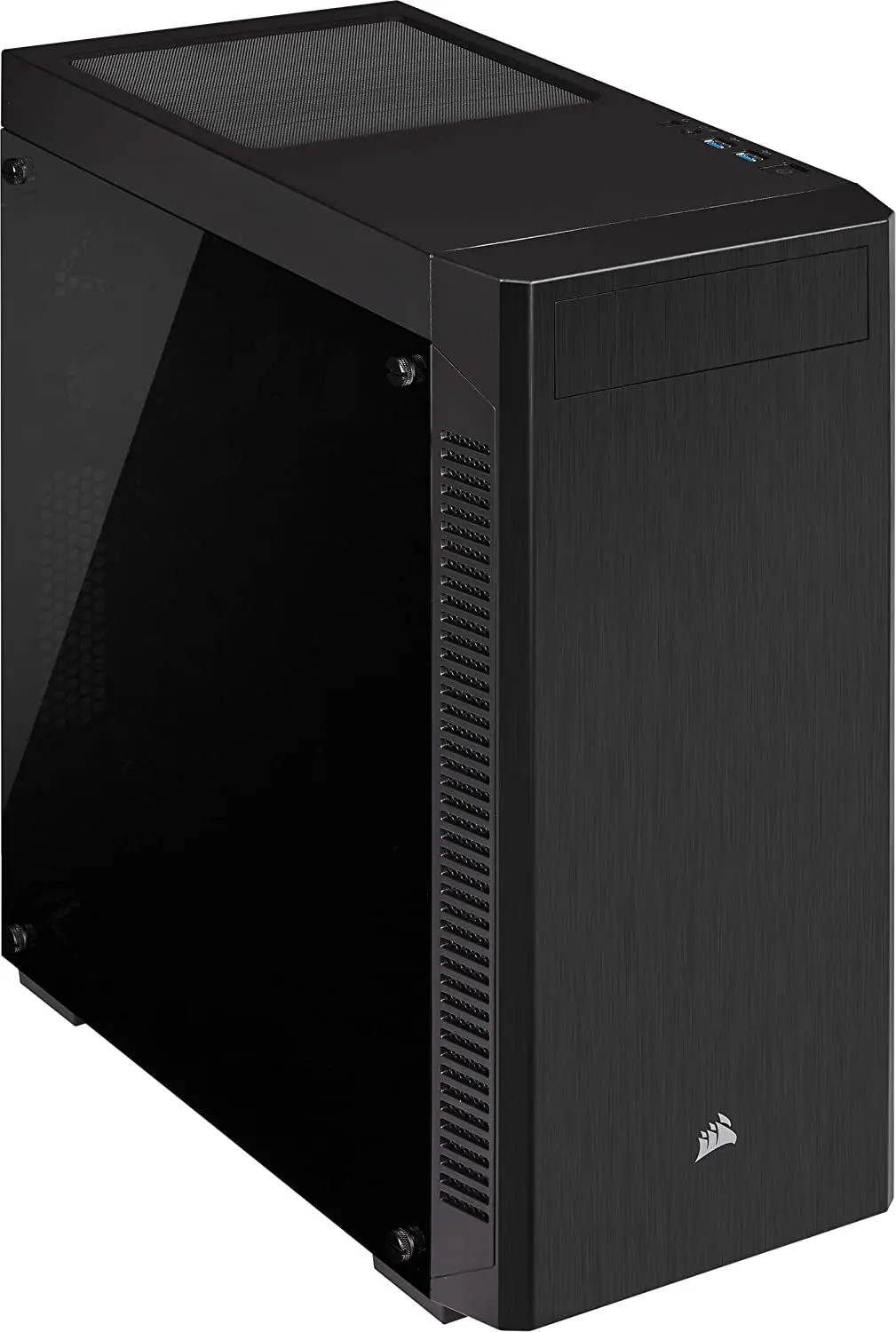 

Corsair Cc 9011183 Ww Tamperli Mid Tower Black, Tempered Glass Side Panel Mid Tower Computer case, 2021, fast Shipping, In Stock