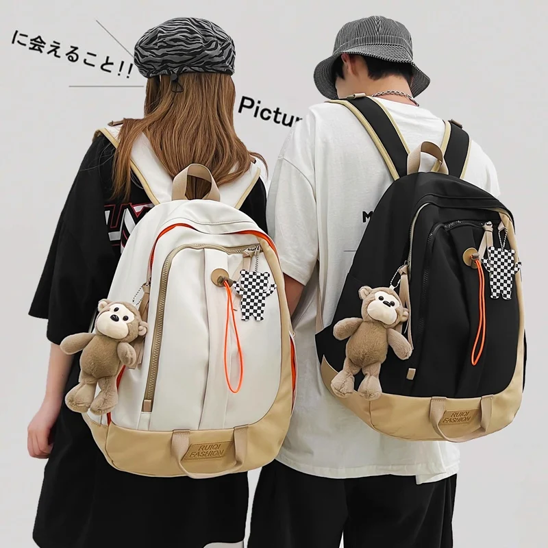 

Школьные ранцы для мальчиков и девочек-подростков, вместительные дорожные сумки для книг, модные женские и мужские портфели