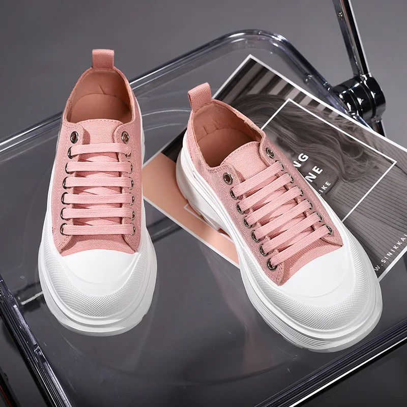 Кроссовки унисекс из хлопковой парусины с внутренней высотой NRKR WALKER Sporty Crosswalkers