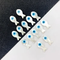 3pcsbag evil eye natural sea shell bead fish shape for bracelets necklaces diy making jewelry find accessories charm 4 20 mm