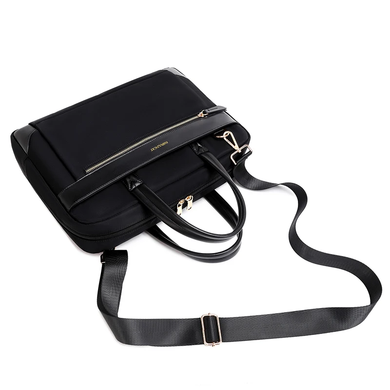 Fashion Women's Laptop Briefcase Business Document Organizer for 13.3 15 16 Inch Laptop Shoulder Bags Business Office Ladies