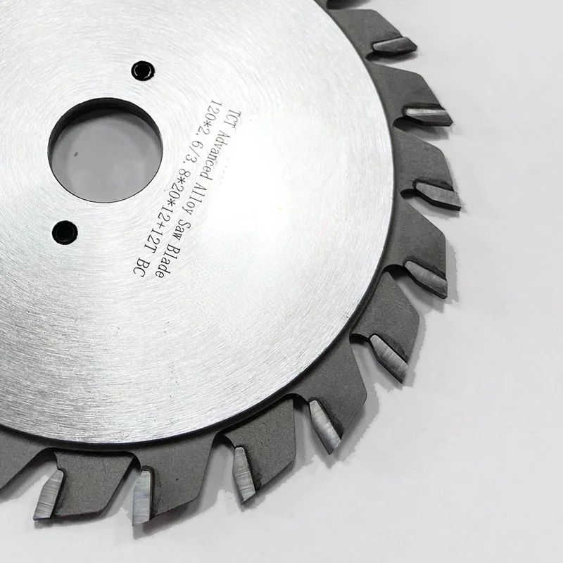 Для панельной пилы раздвижной стол пила для дерева и МДФ резка 120 мм (12 + 12)T