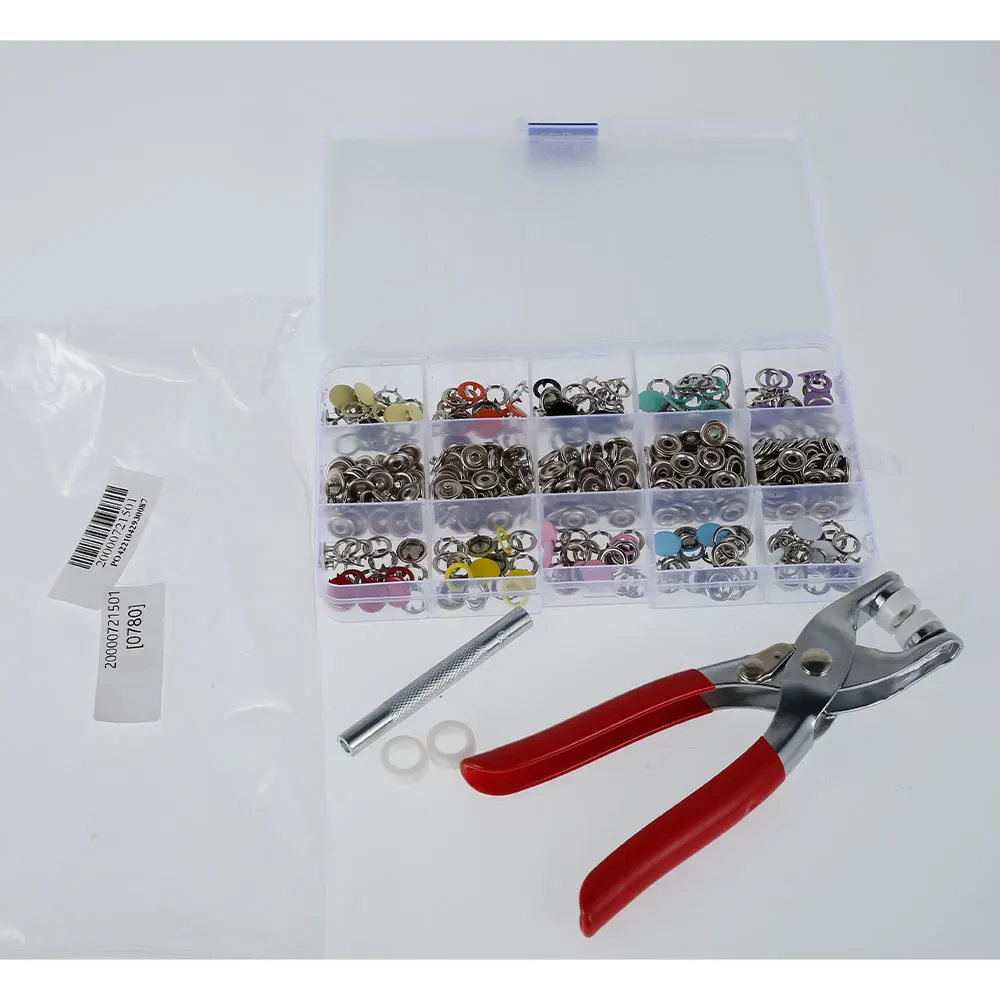 

Prong Pliers Ring Press Studs Snap Popper Fastener Hollow Solid DIY Tool Kit