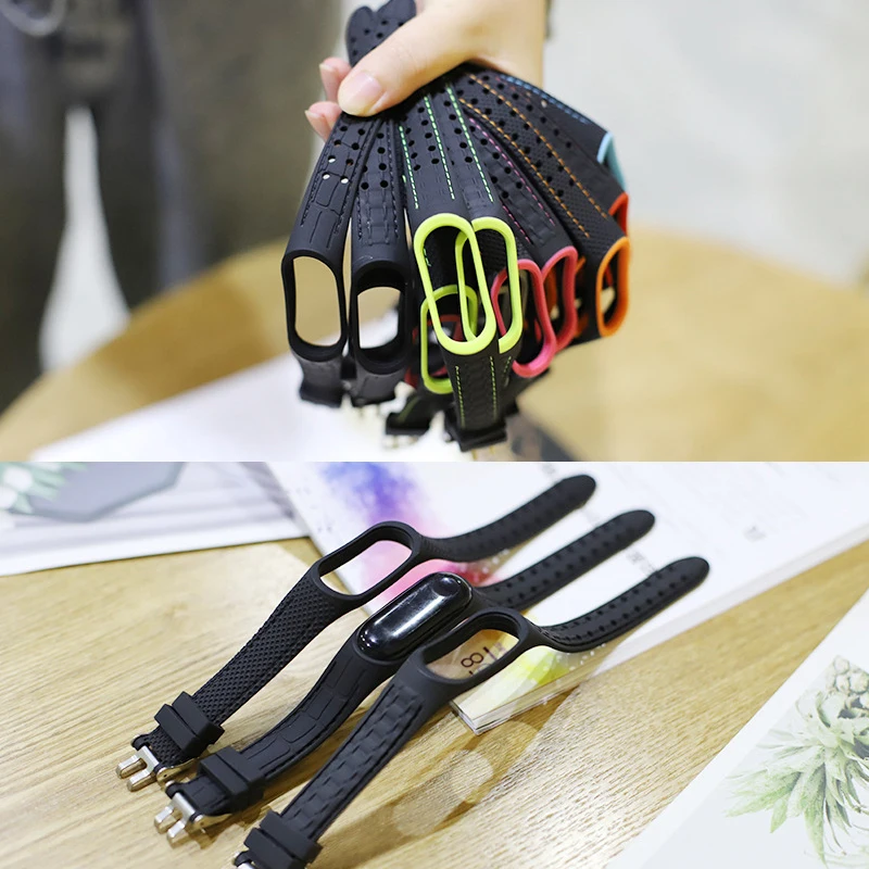 Mi band 6 Strap For Xiaomi Mi band 7 6 Bracelet replacement Sport Silicone Smart watch wrist belt beacelet Miband 3 4 5 strap