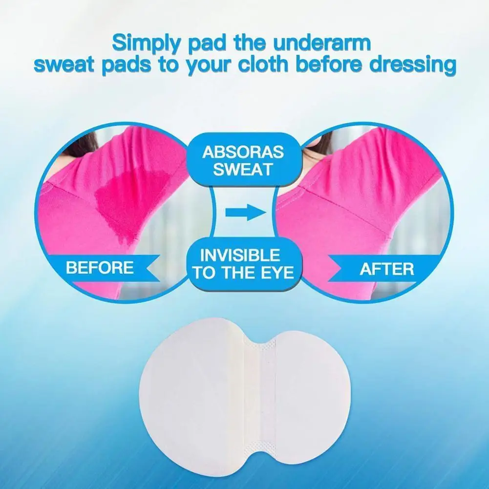 

20pcs Armpits Sweat Pads For Underarm Gasket From Sweat Absorbing Pads For Armpits Linings Disposable Anti Sweat Stickers U5k2