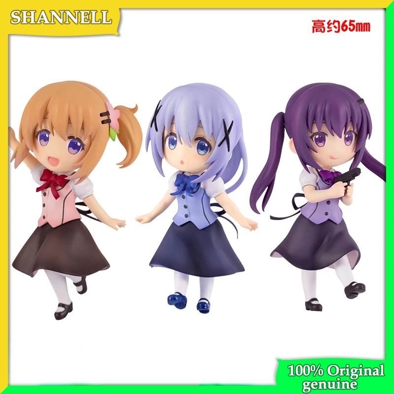 

Gochūmon wa Usagi Desu ka Hoto Kokoa Kafū Chino Tedeza Rize Mini Handmade PVC Action Figure Anime Figure Model Toys