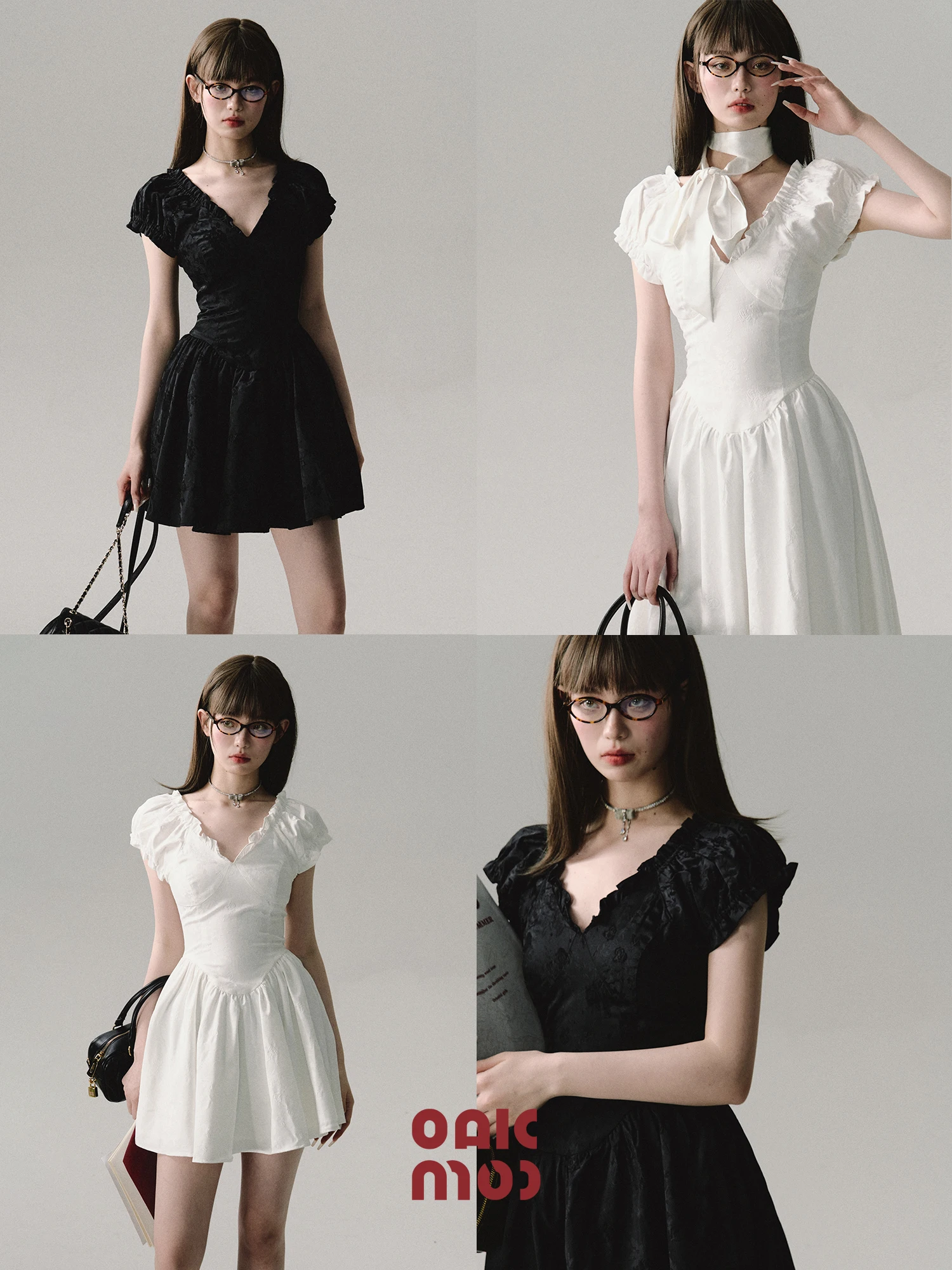 Женское жаккардовое платье с V-образным вырезом