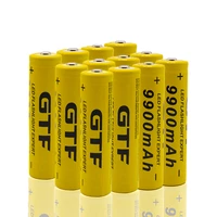 250 brand new bateria de 18650 3 7v 9900 mah bateria de ons de ltio recarregvel para lanterna led 18650 bateria atacado
