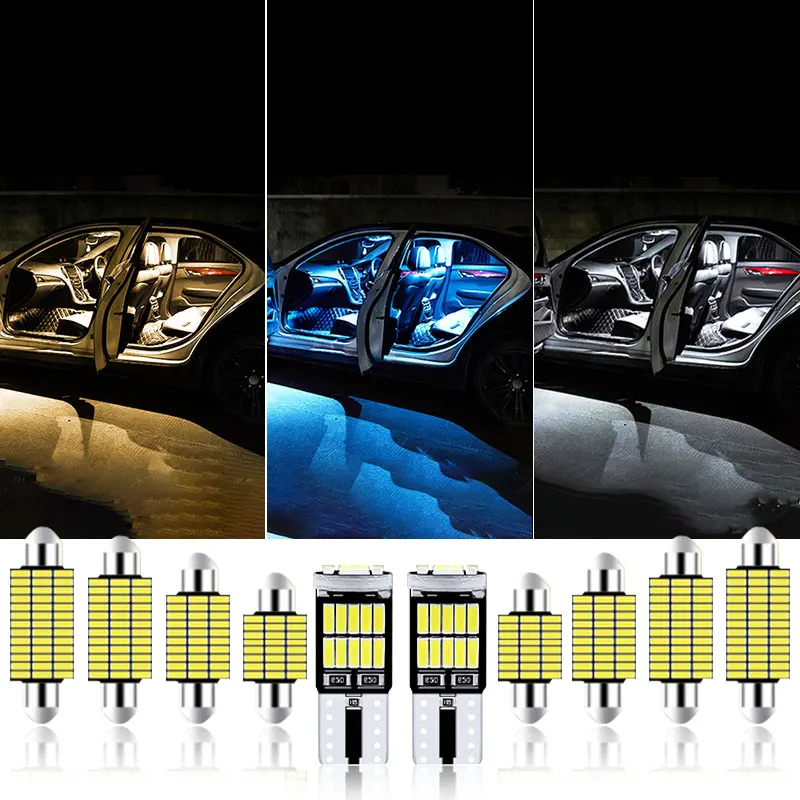 

W5W T10 LED Bulbs Canbus Car Interior Dome Trunk Light Signal Lamp For BMW E38 E65 E66 E67 F01 F02 F03 F04 G11 G12 E39 E60 E61