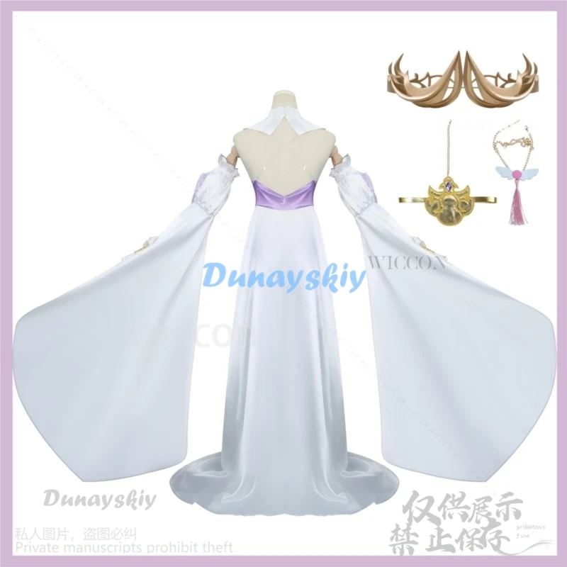 Аниме-игра Honkai Impact 3 костюм Elysia для косплея ангел возвращается белое вечернее