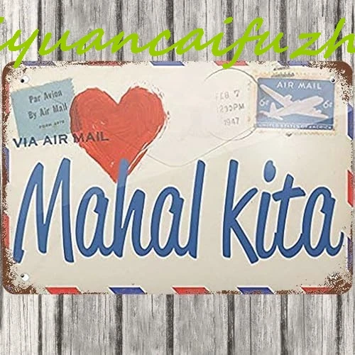 Фипинпинские буквы Love You из Филиппин домашняя кофе или жестяная вывеска