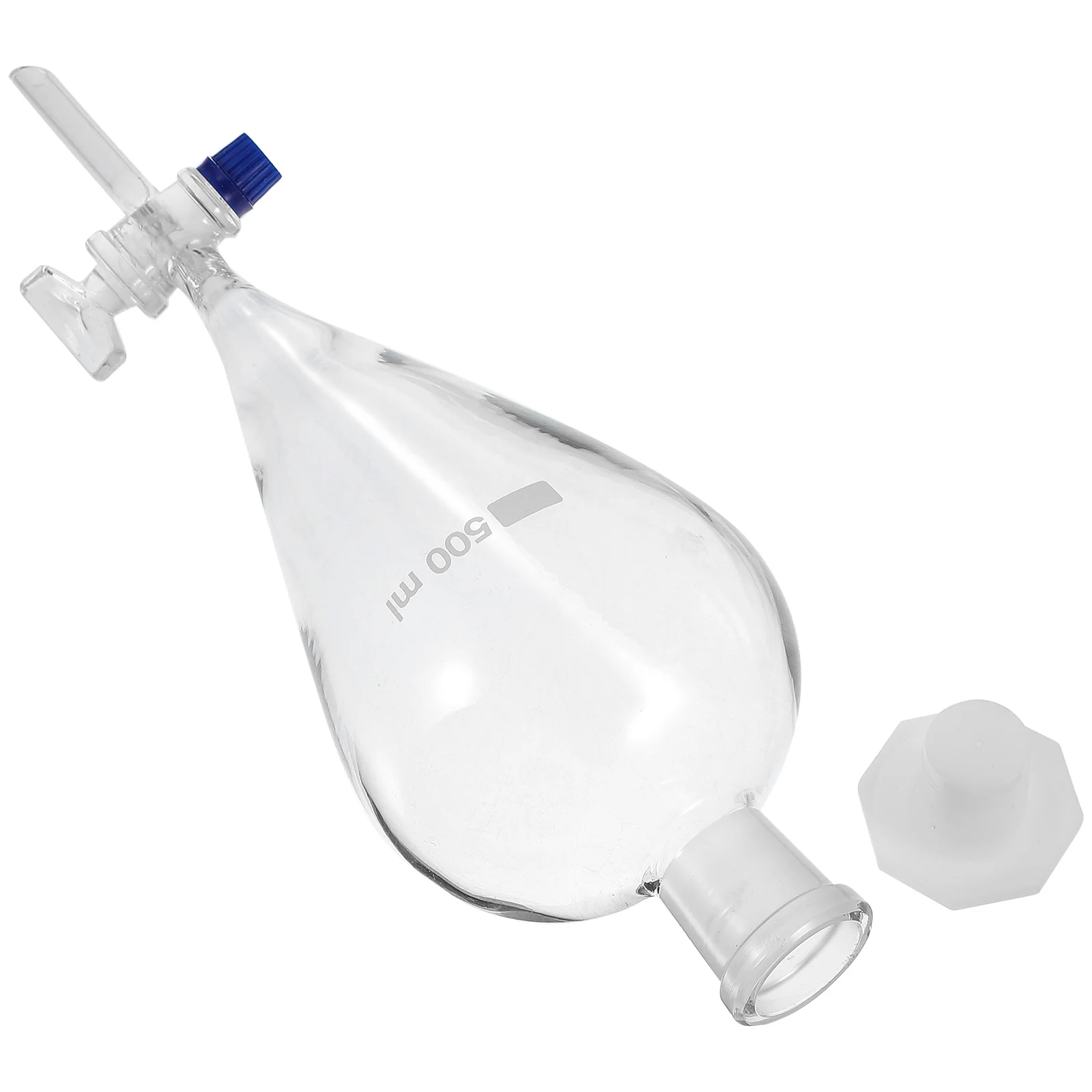 

Separatory Funnel Glass Separating Funnel 500ml Labs Funnel Dropping Funnel for Chemistry Laboratory Experiment Transparent