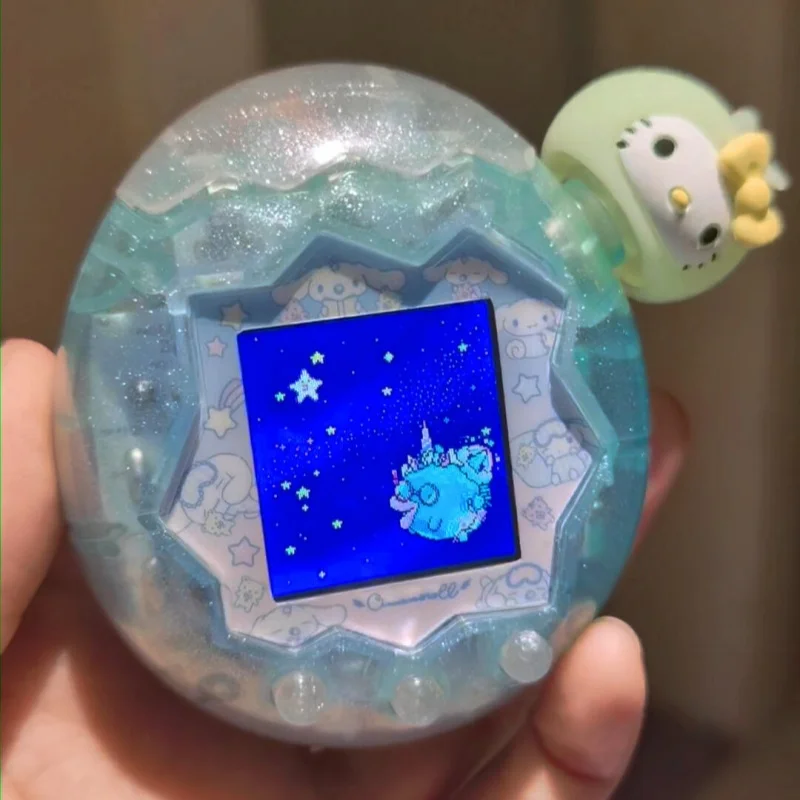 Фото Защитный чехол Paradise Replacement Cover Color Block Laser Glitter Transparent для Tamagotchi Paradise №1