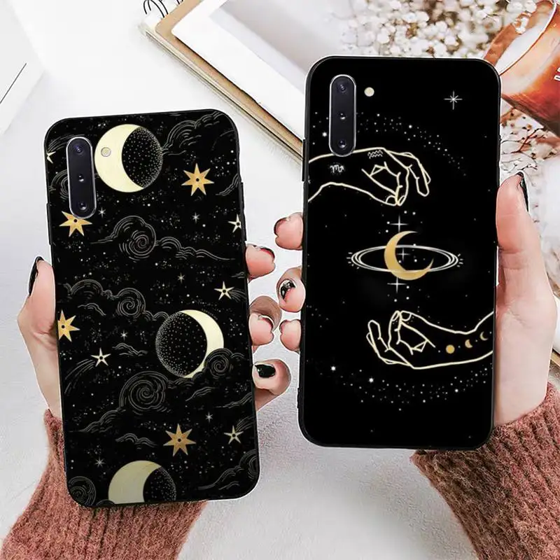 

Witches moon Tarot Mystery Totem Phone Case for Samsung Note 5 7 8 9 10 20 pro plus lite ultra A21 12 72