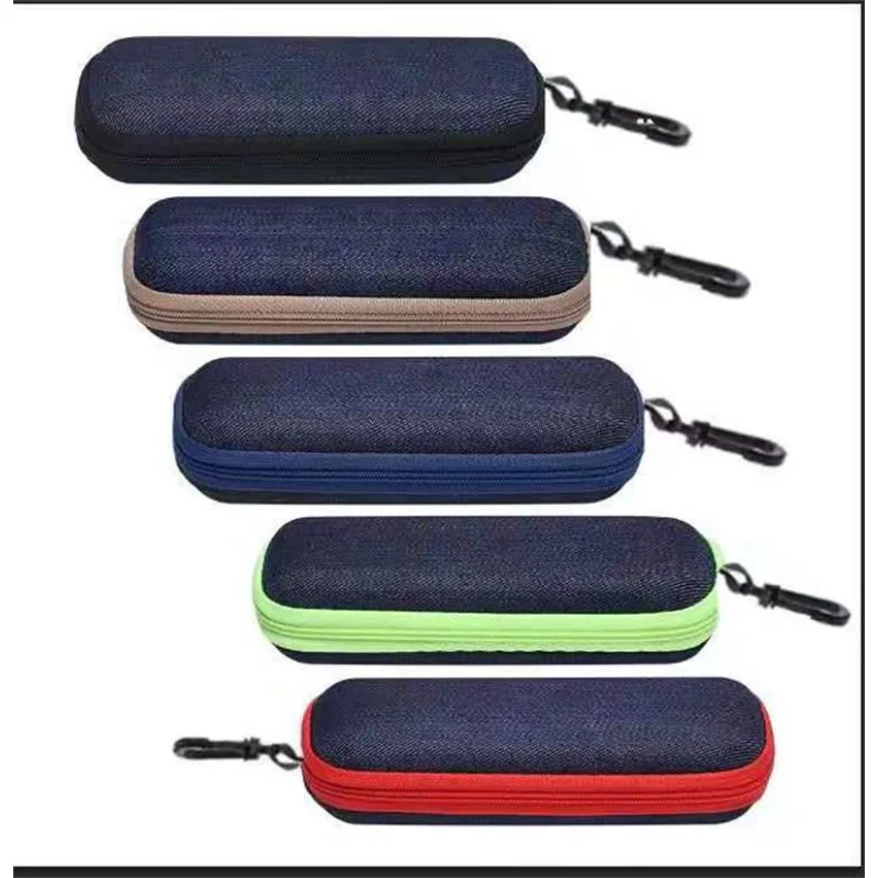 

Чехол для очков мужской/женский, с ремешком и молнией