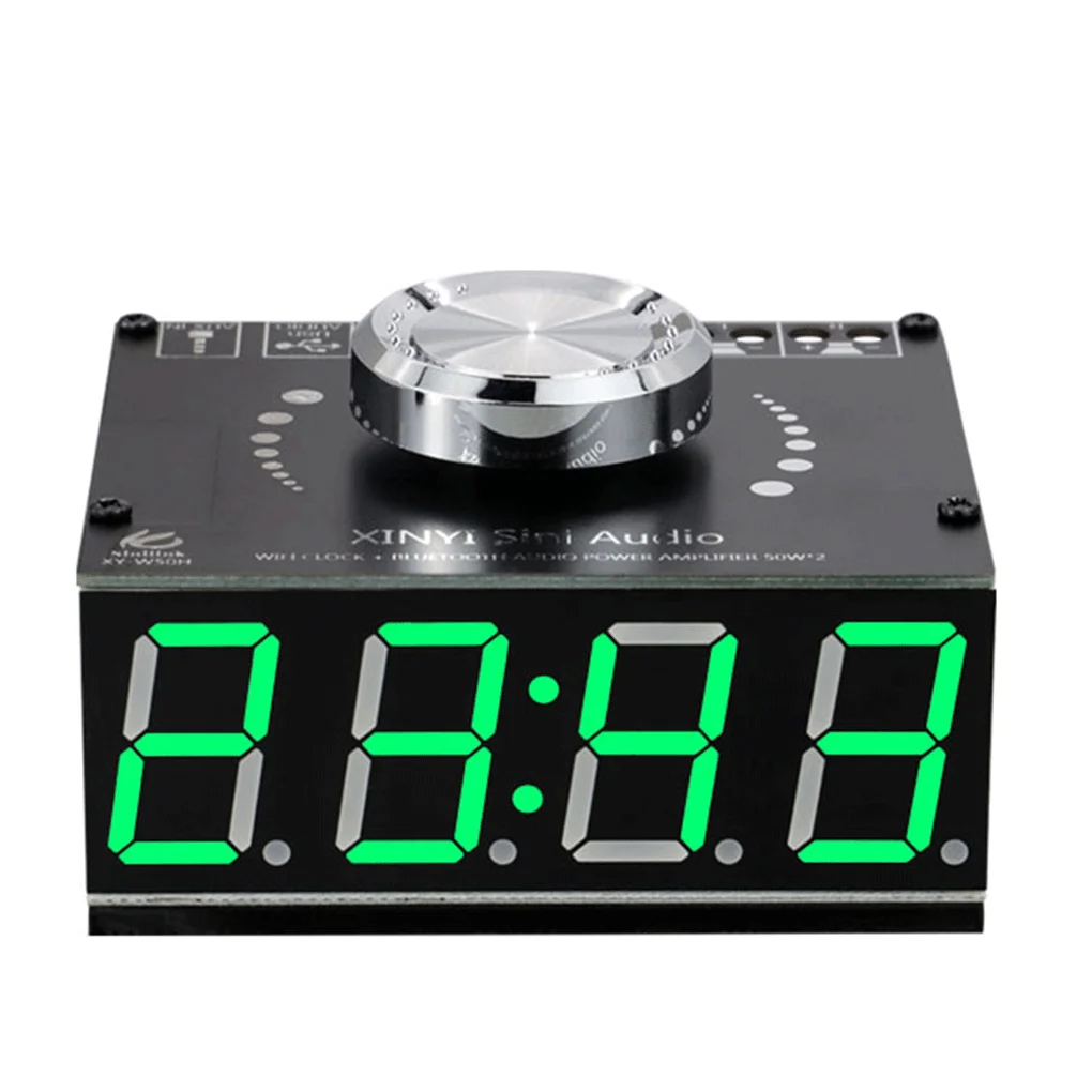 

Stereo Sound Alarm Clock 50Wx2 Audio Amplifier Module Power Amp Board