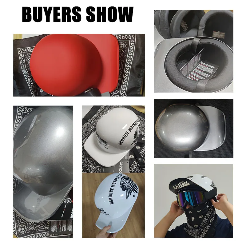 Инновационная бейсболка Uchoose Magic Красивый мотоциклетный шлем для внедорожников