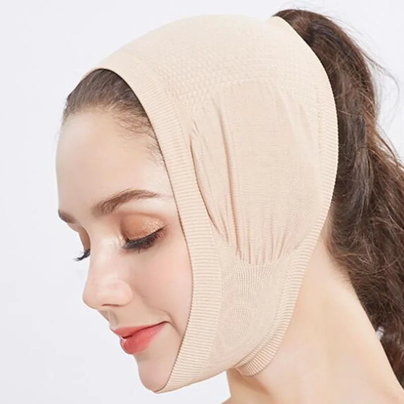 

Double Chin Face Bandage Face-lift Tool Wrinkle Removal Device Thin Face Bandages Face Correction Sleep Mask Facial Slimming