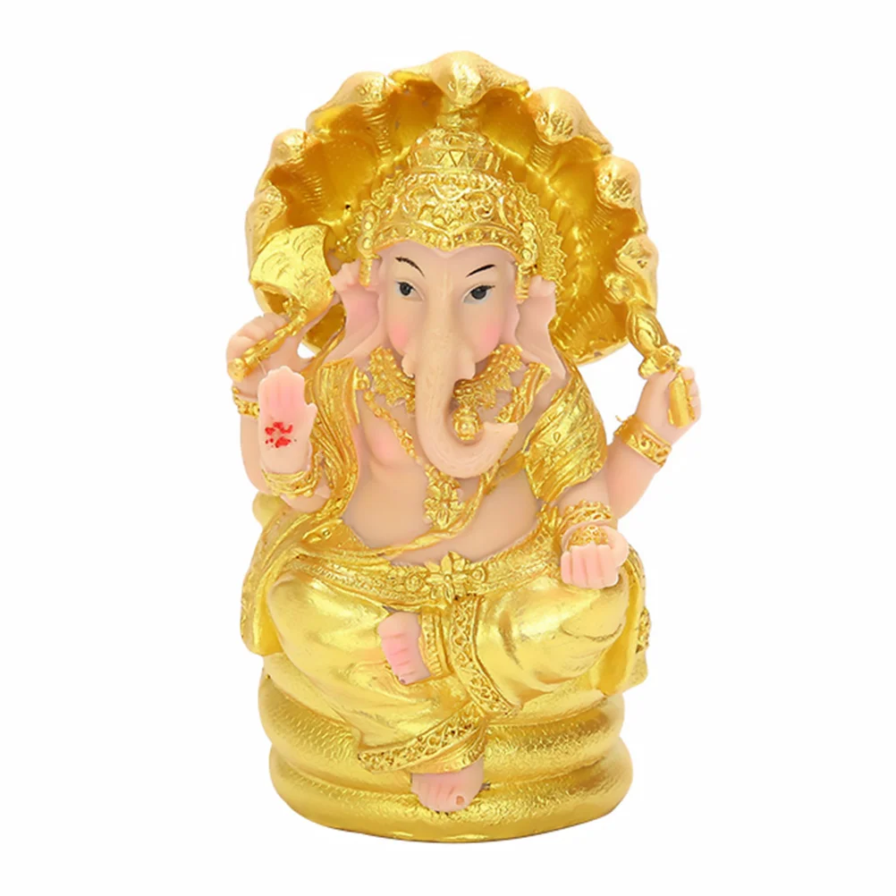 

1 pc Asian Figurine Laxmi Murti for Pooja Pooja Mandir Decorative Items Diwali Elephant Gift Statue