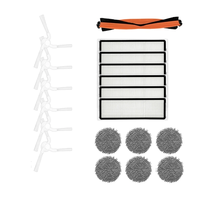 

Запасная часть, основная боковая щетка, фильтр, тряпочка STYTJ06ZHM STTB08ZHM для самоочищающегося робота-пылесоса Xiaomi Mijia Mi Pro