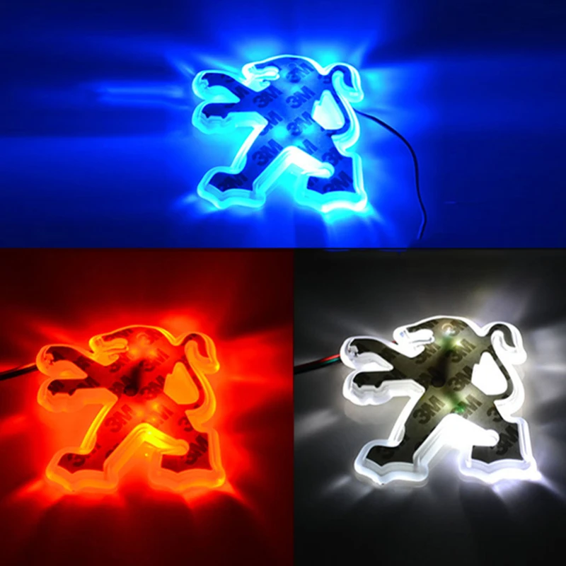 Светодиодная наклейка на переднюю и заднюю фару автомобиля аксессуары для фото