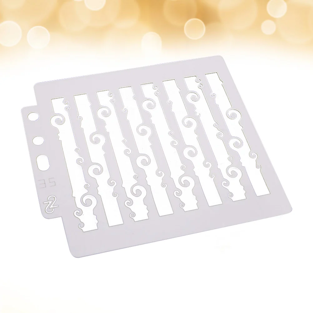 

Drawing Stencil Assorted Patterns Hollow Out Painting Template for Craft Scrapbooking DIY Cake Decor (S35)