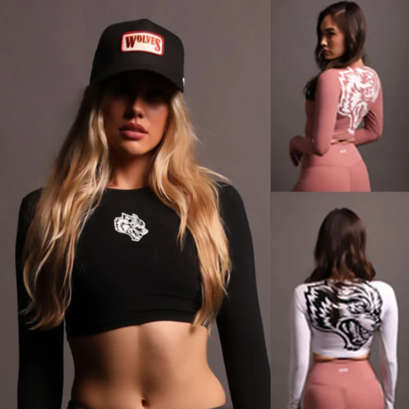 Darc Sports Long Sleeve Yoga Shirt Women Seamless Loose Workout Gym Top Darc She Breathable Quick Dry Running Female Sportswear