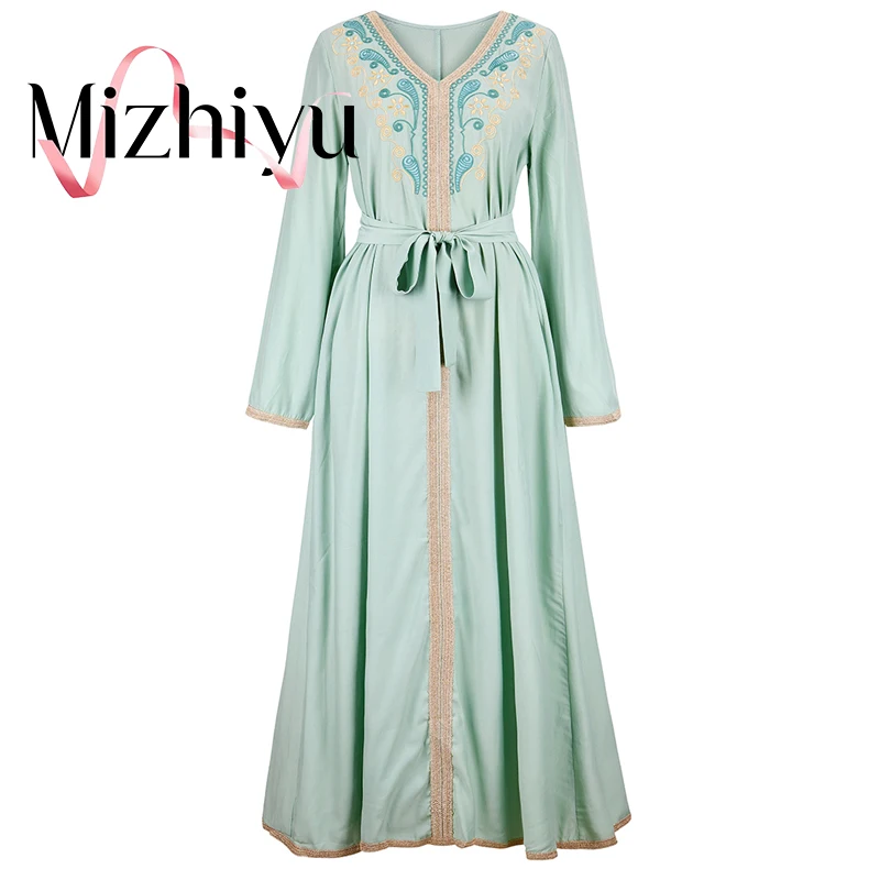 Mizhiyu, новинка, платье, марокканский халат, мужской халат, мусульманский хиджаб, Африканское платье, Арабский мусульманский женский халат ...