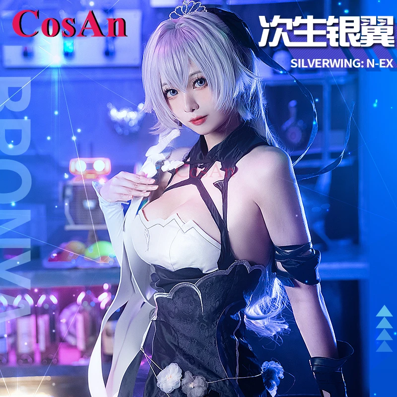 Фото Костюмы для косплея по аниме-игре Honkai Impact 3: Броня Зайчик, SILVERWING:N-EX, элегантное платье, одежда для ролевых игр на Хэллоуин №5
