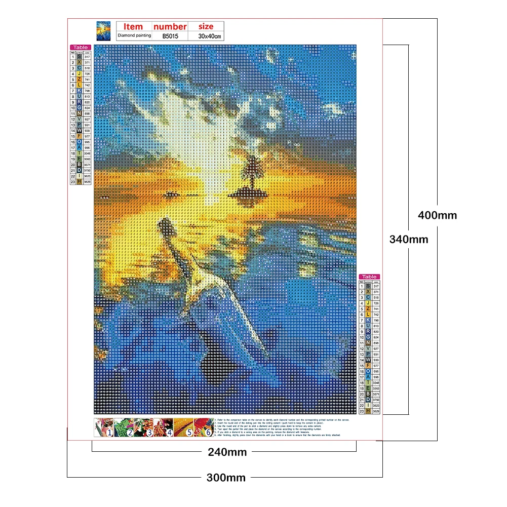 5D DIY Алмазный рисунок пляжная Дрифт бутылка наборы полностью круглая дрель