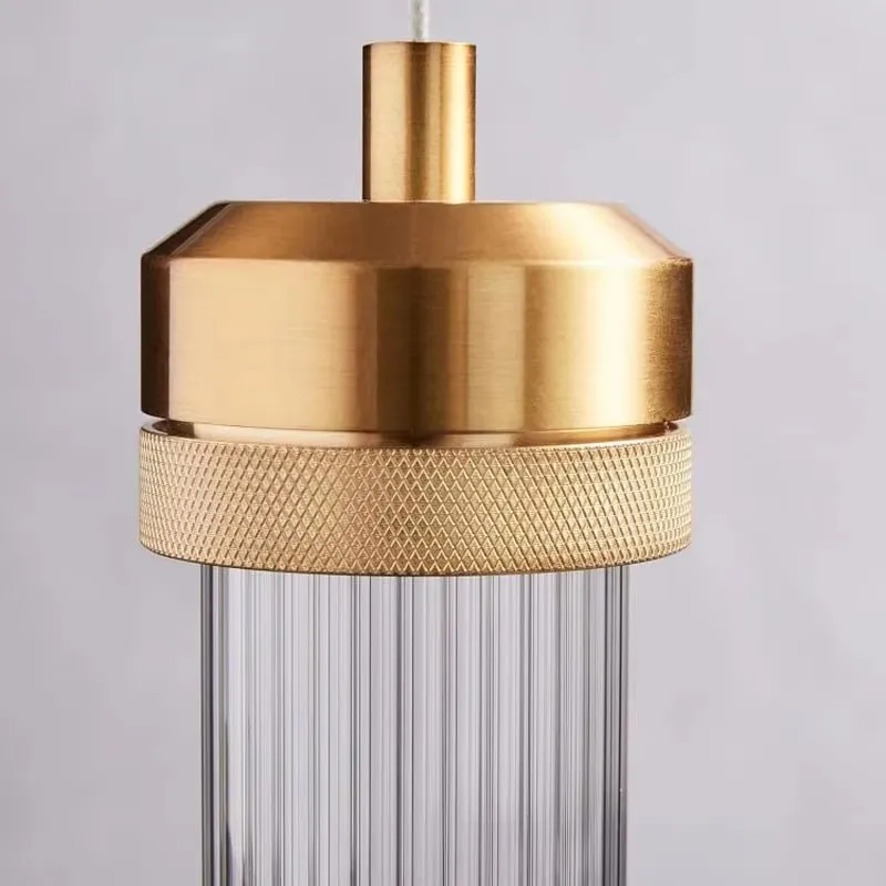 Светодиодные винтажные потолочные подвесные светильники скандинавское стекло