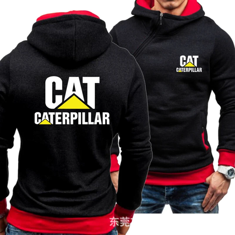 Толстовка мужская демисезонная с котом и гусеницами 4 цвета |