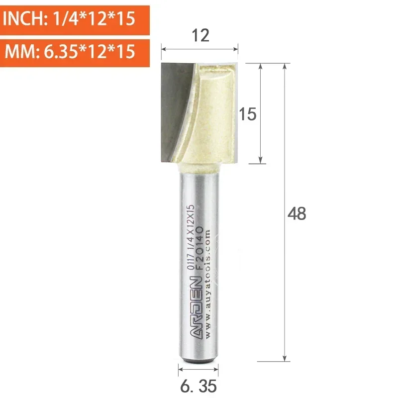 

Твердосплавная фреза ARDEN — деревообрабатывающий резак с плоским дном для МДФ/прорезки/вытягивания, метрические размеры