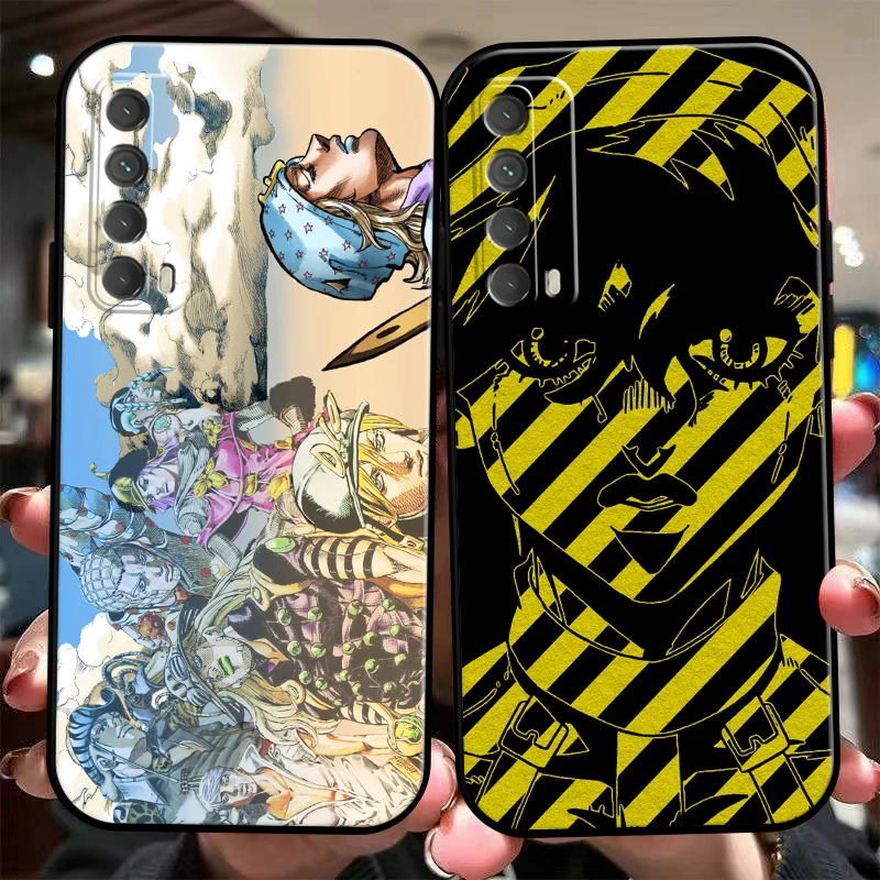 

Japan Anime JoJo's Bizarre Adventure Phone Case For Huawei Honor 7A 7X 8 8X 8C 9 V9 9A 9X 9 Lite 9X Lite Silicone Cover Carcasa