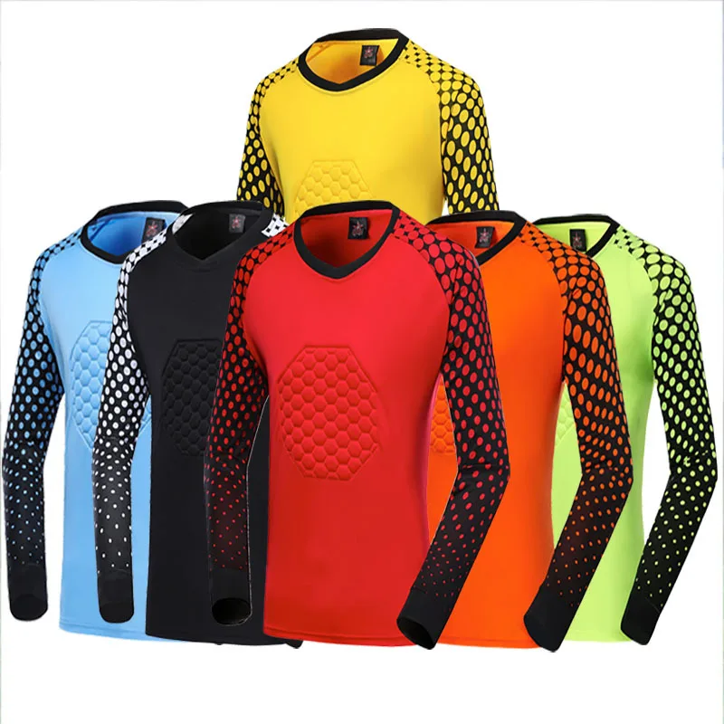

Outdoor 2022 Autumn Winter Long-sleeved Adult Goalkeepers Uniforms Children's Male Soccer Jerseys Goalkeeper Shirt Training Top