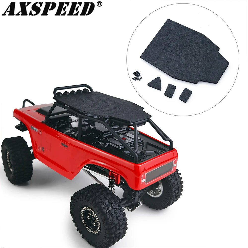 

AXSPEED Snap On крыша навес жесткая верхняя 3D печать тент на крышу автомобиля для 1/24 RC Crawler Axial SCX24 90081 Deadbolt обновленные детали