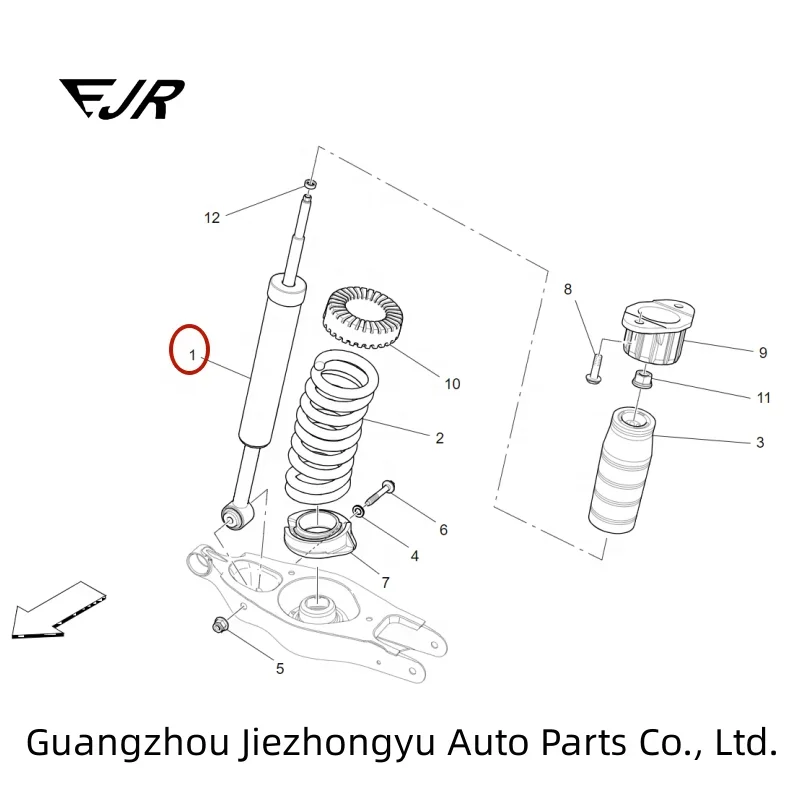 Аксессуары для автомобилей Maserati Ghibli M157 Передние и задние амортизаторы 670008896 670008899