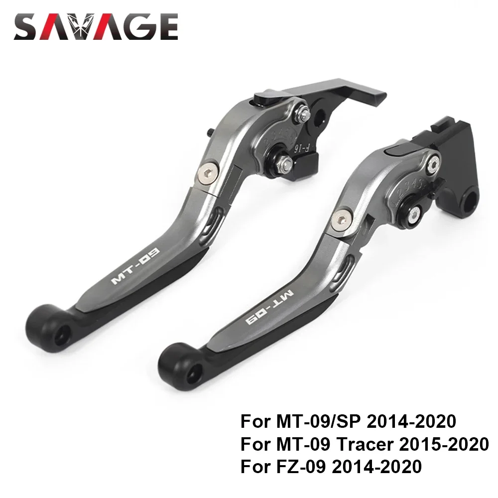 

2021 MT-09 складные тормозные рычаги сцепления для YAMAHA MT09/SP 2014-2020 2022 MT FZ 09 аксессуары для мотоциклов регулируемые выдвижные