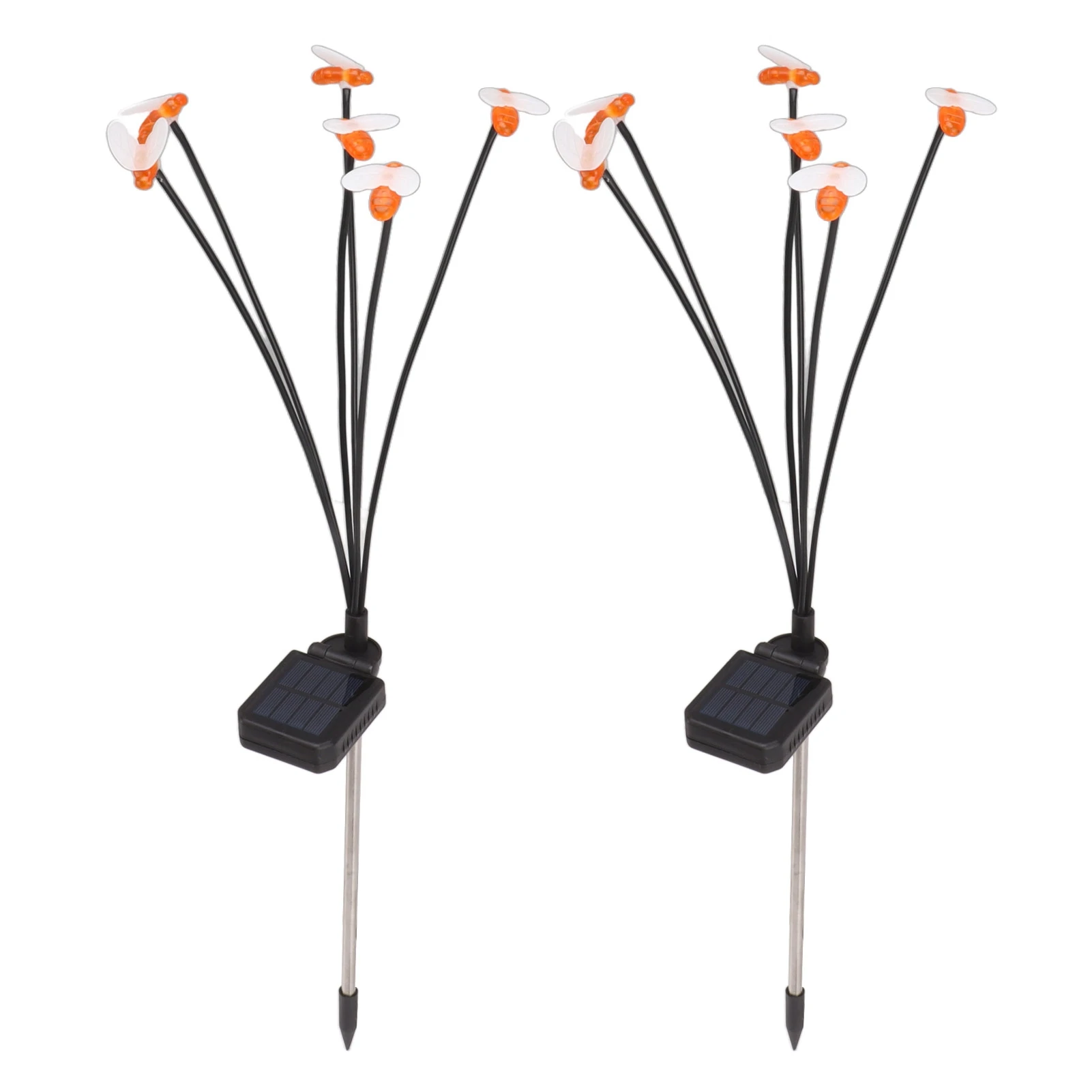 Солнечные садовые фонари IP65 Водонепроницаемый 6 световых головок Декоративные