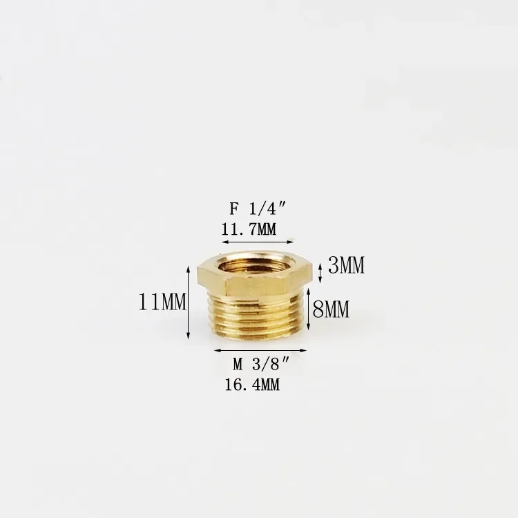 

Латунные редукторы втулки 1/8 1/4 3/8 1/2 3/4