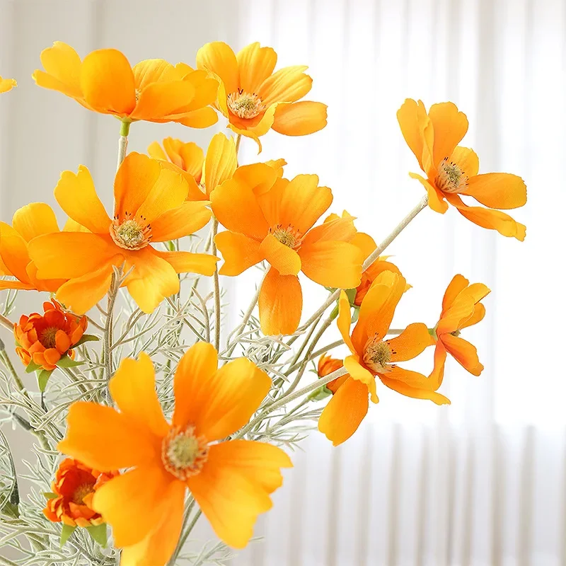 60 см весенний маленький космос искусственный цветок украшение дома свадебный