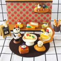 jy02 japanese summer bread cat play gift decoration home desk small ornament