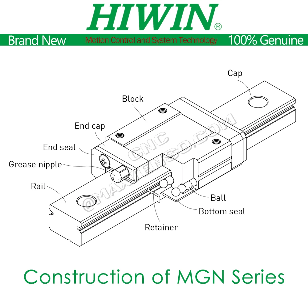 Фото HIWIN VZBOT 235 VZBOT 330 Линейная направляющая HIWIN MGN12H MGN9H 300 мм 400 мм Vz235 Vz330 Y X Линейная направляющая VzBot 3D-принтер Z0 Нержавеющая сталь №4