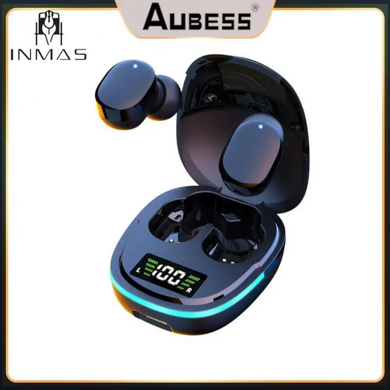 

Led Display Waterproof Earpiece Noise Reduction Headset 5.1 Touch Function Wireless Headphone Headphone