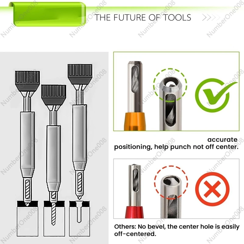 Набор самостоятельных фрез 1/4 дюйма шестигранный хвостовик Викс бит от 5/64-дюйма