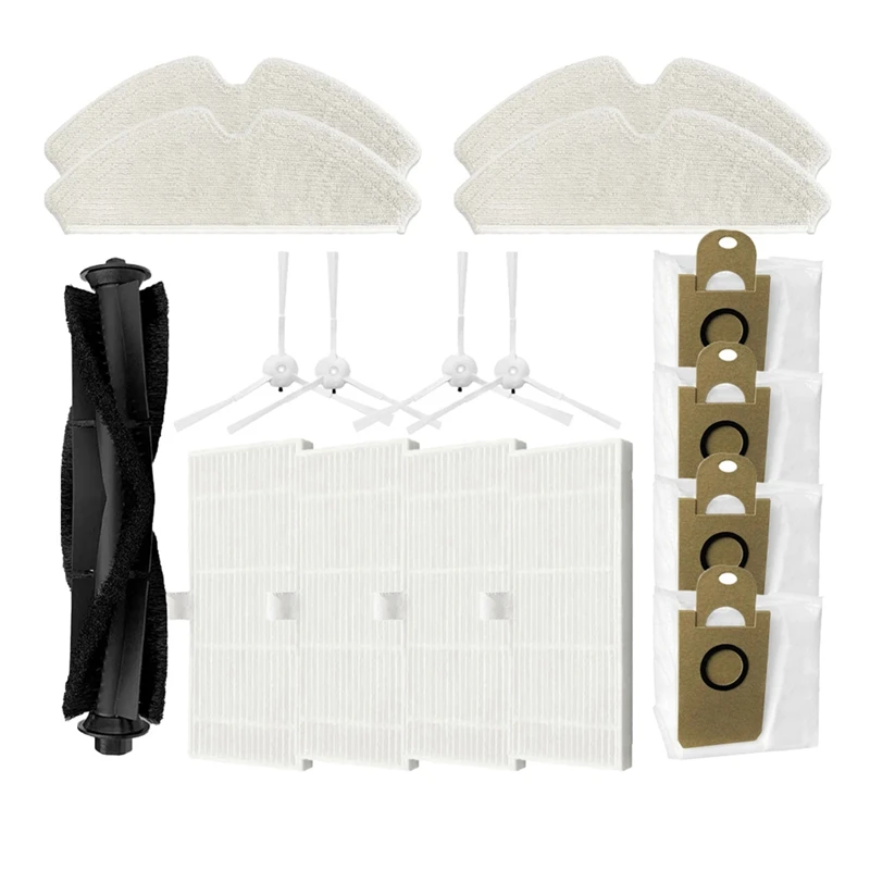 For Miwhole M7 Pro Replacement Spare Parts Accessories Main Side Brush Hepa Filter Mop Cloth Dust Bag