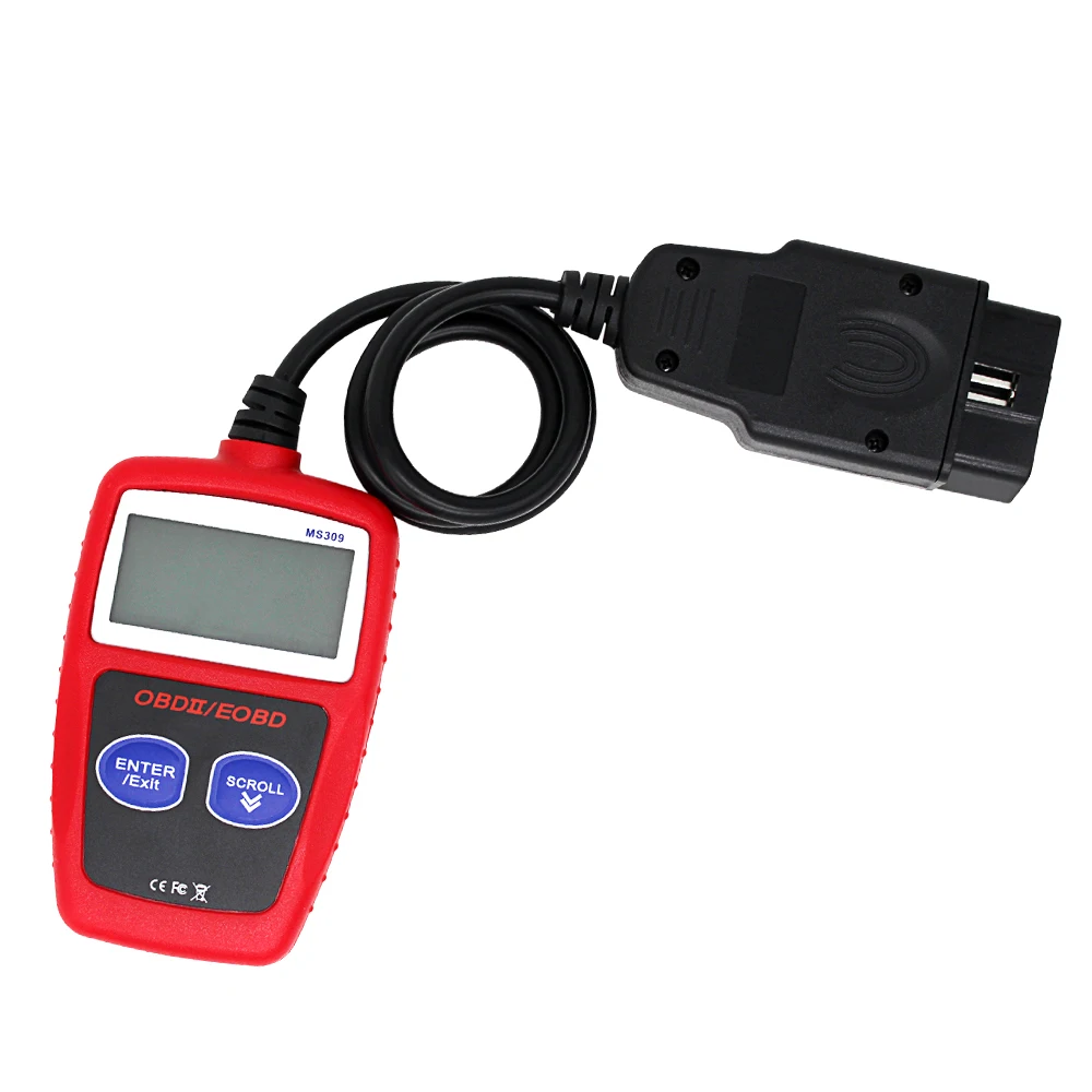 Фото Autel MaxiScan MS309 OBDII считыватель кодов Сканер obd2 автомобильный диагностический инструмент оригинальный и профессиональный MaxiScan MS309 сканер №5